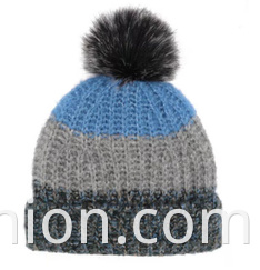 New Style Hot Sale Winter Knitted Hat Pompom1